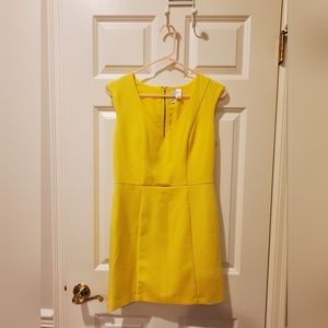 Yellow Sleeveless Dress